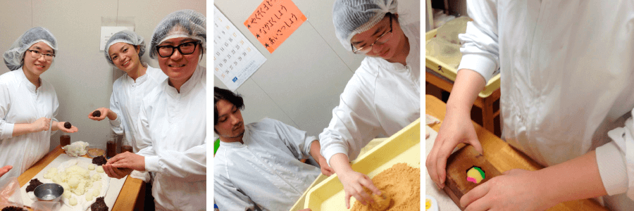 Wagashi (Japanese sweets) making1