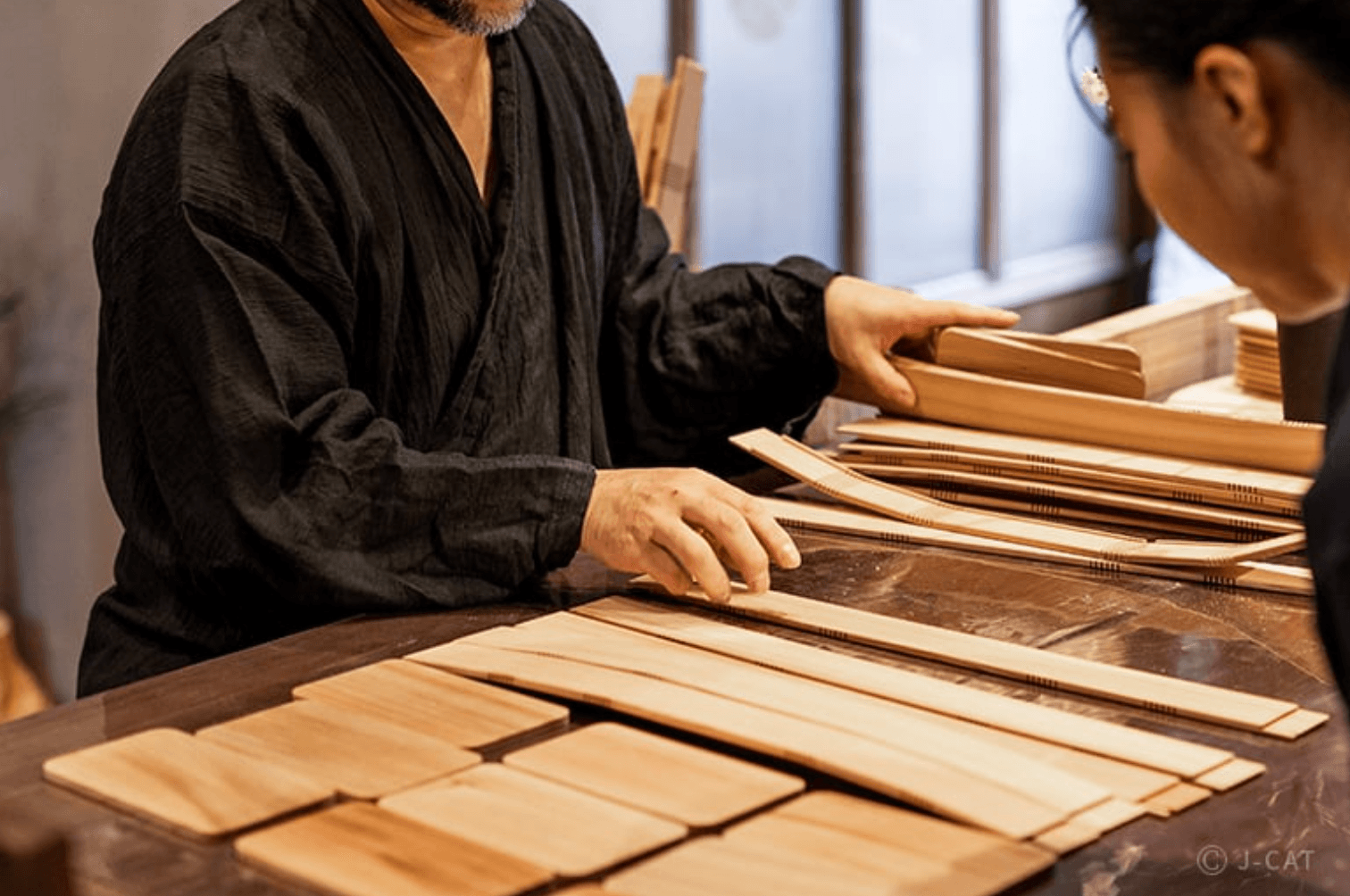 hands-on wooden bento box making experience with craftsman in Osaka